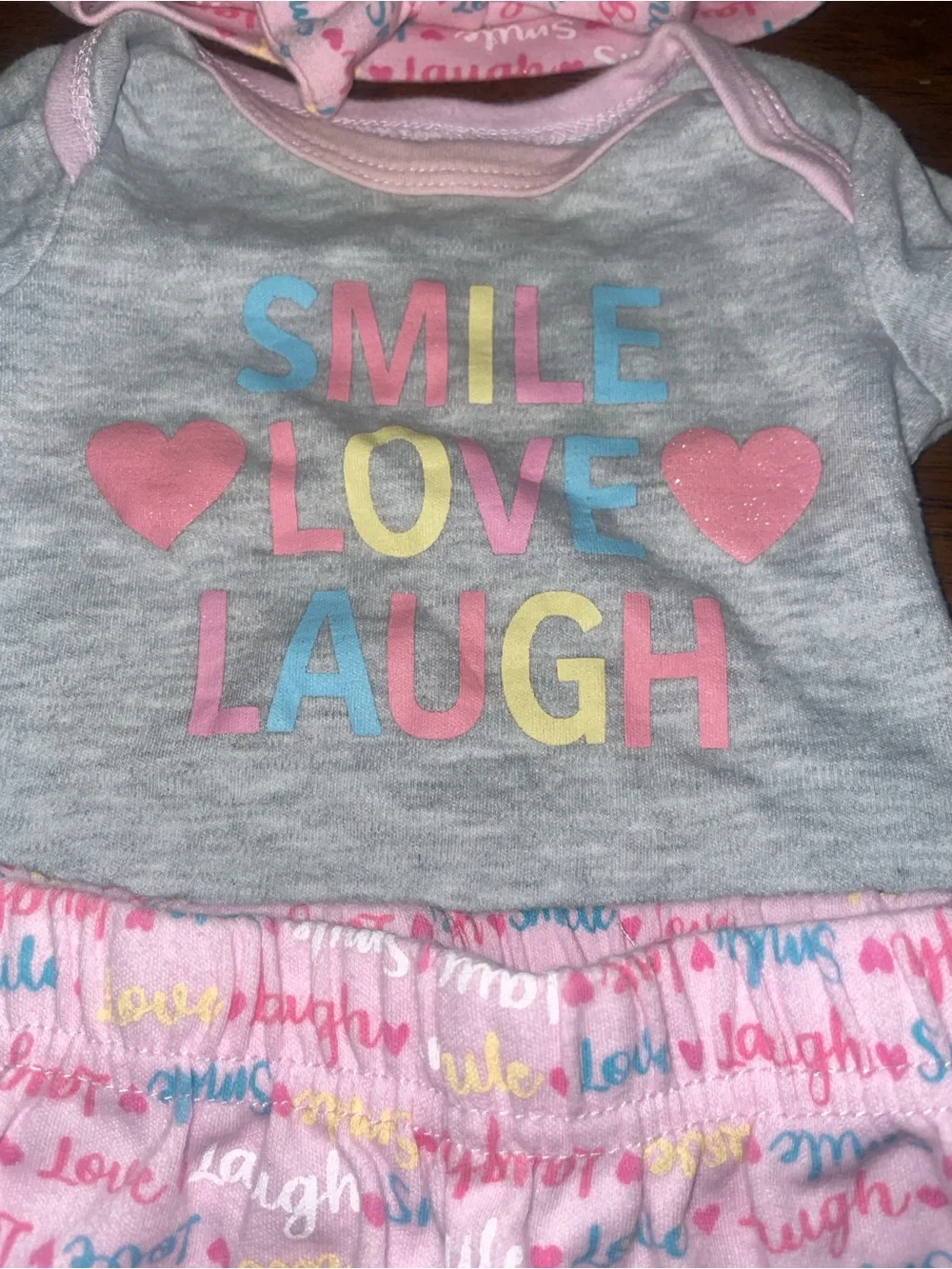 Baby outfit with matching headband